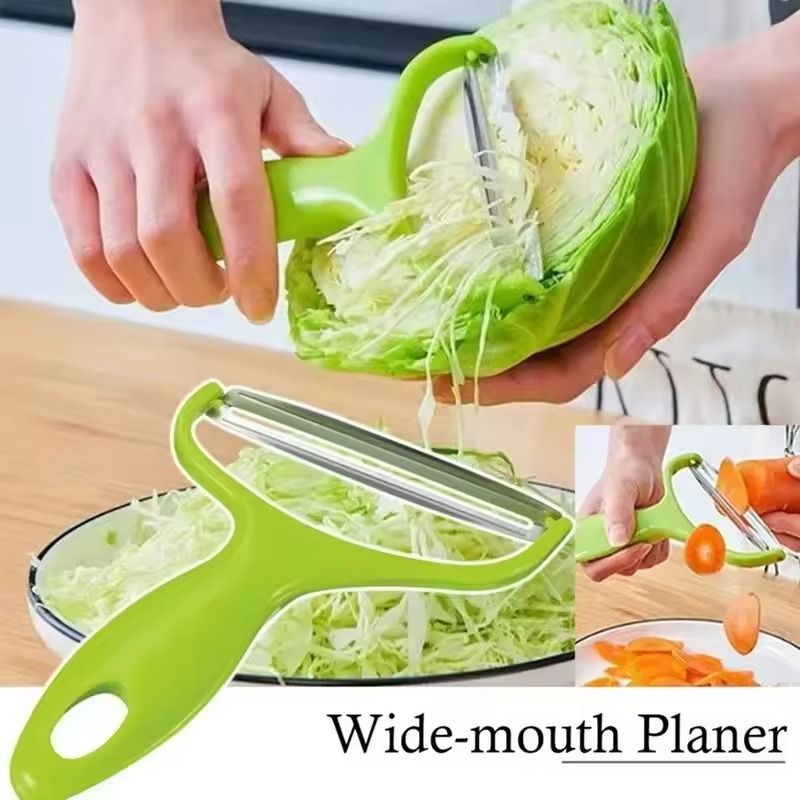 Cutting Cabbage Vegetable Chopper Potato Peeler Manual Shredder Vegetable Peeler Household Fast Cabbage Slicer Stainless Steel Knife Device Gadget Kitchen Gadgets and Accessories -