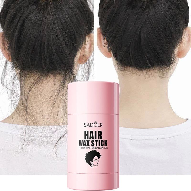 New Arrivals Hair Wax Stick Edge Control Broken Hair Artifact Hair Gel Fixed Fluffy Strong Hold Hair Wax Long Lasting Stick Non-Greasy Slick Pomade Styling Hair Tidy Neat Looking-SADOER-