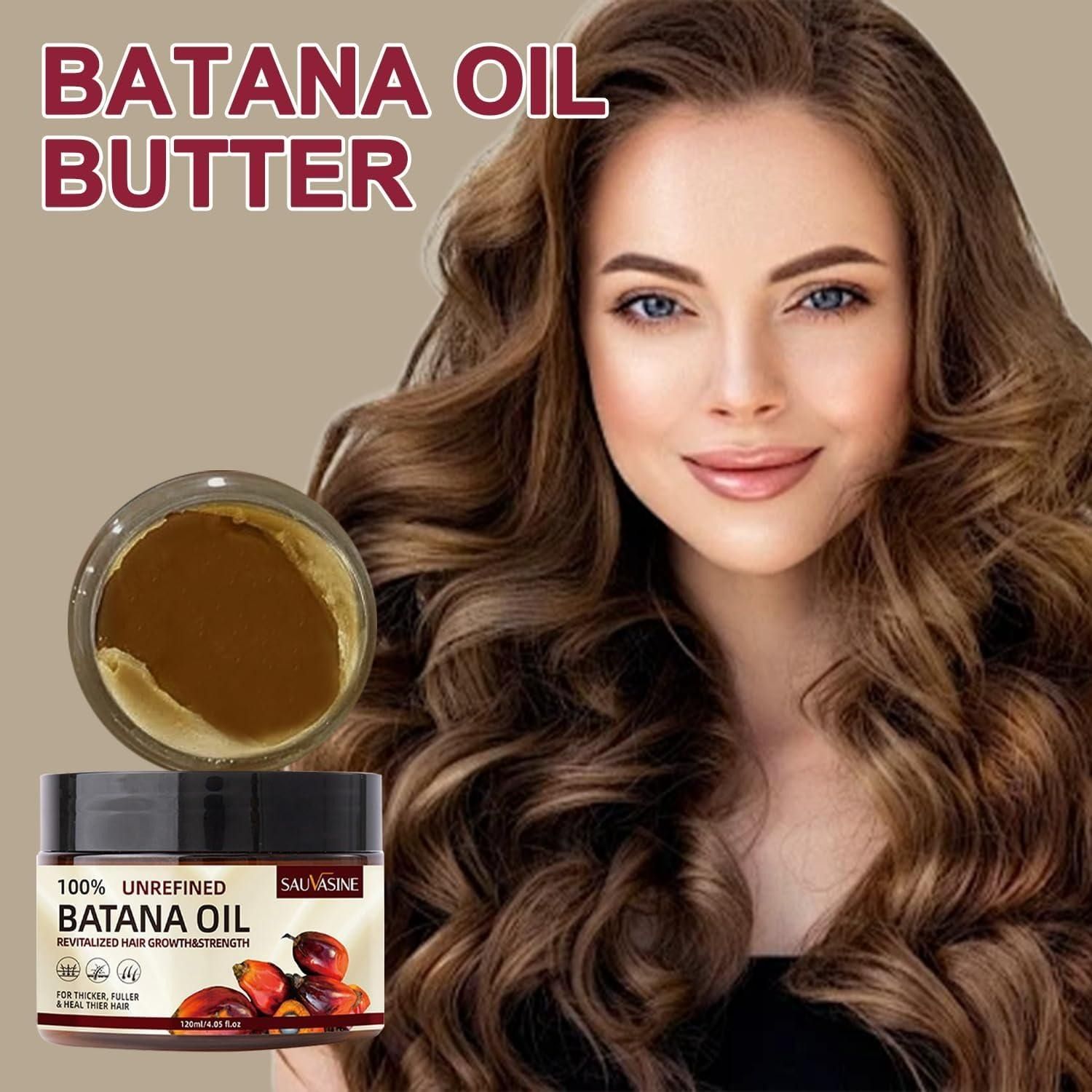 New Arrivals Batana Oil Fast Hair Growth for Women Men Pure Batana Oil Nourish Shiny Hair Healthy Hair Care Anti Hair Loss Hair Growth Care Repair Damaged For Men & Women - SAUVASINE -
