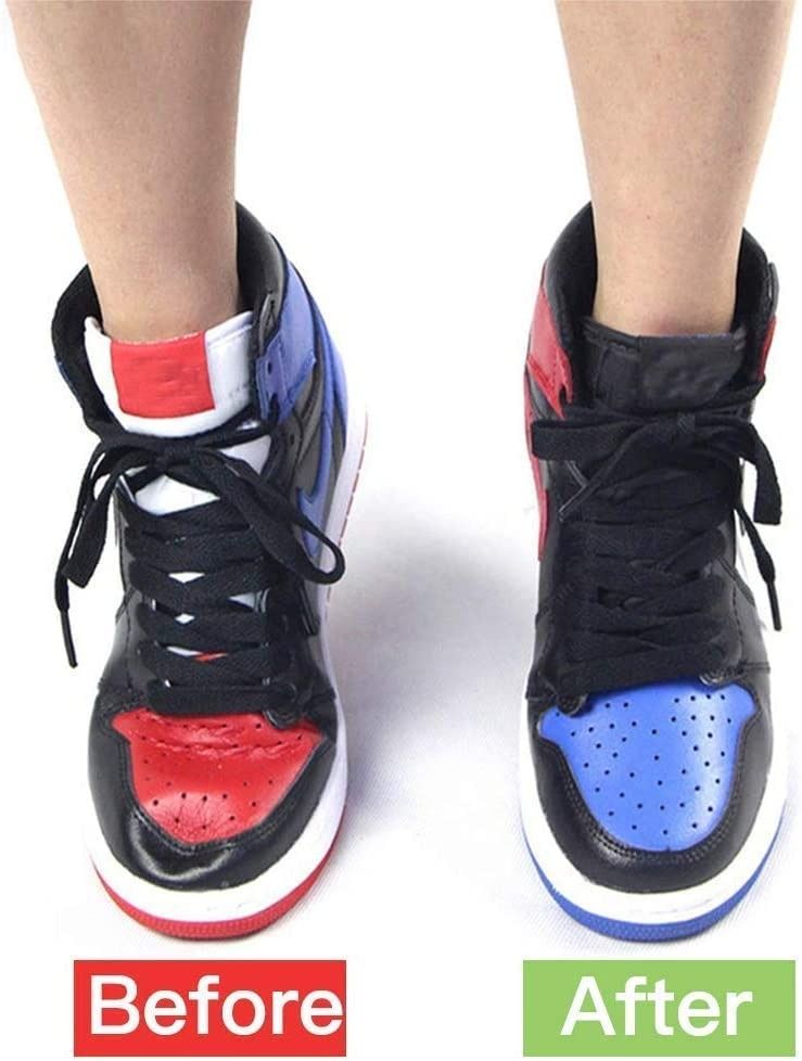 1Pair Shoe Sneaker Crease Protector Shoe Guard Anti-wrinkles Protector Anti-Crease Guard & Defender Sneakers Toe Caps Anti-wrinkle Stretcher Extender Crease Remover Reducer -