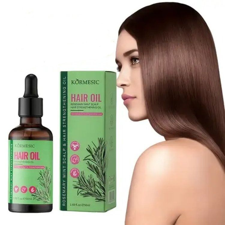 Rosemary Mint Oil Hair Growth Products Anti Hair Loss Treatment for Damaged Hair Care Soft Smooth Rosemary Essential Oil 30ml
Hair Strengthening Oil Nourishing Treatment For Split Ends - KORMESIC -