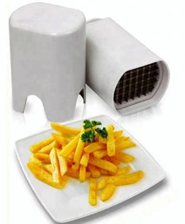 Chips Cutter Kitchen Vegetable Cutting Potato Shredded Shredder Carrot Shred Tools Potato Chips Fry Cutter Vegetable French Fries Cutter Vegetable Fruit Cutter Slicer Tool Multi-function Vegetables -