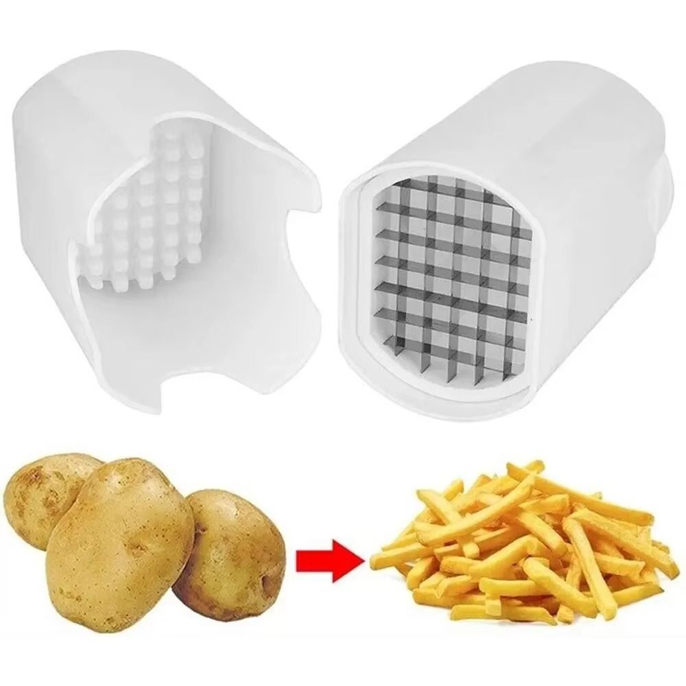 Chips Cutter Kitchen Vegetable Cutting Potato Shredded Shredder Carrot Shred Tools Potato Chips Fry Cutter Vegetable French Fries Cutter Vegetable Fruit Cutter Slicer Tool Multi-function Vegetables -
