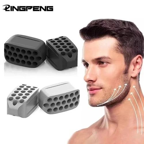 Jaw Exerciser Facial Toner & Jawline Fitness Silicone Ball Neck Toning Equipment Facial Beauty Tool Double Chin Exerciser Jawline Sculptor and Face Slimmer for Women and Men – Encourages Jaw Movement-