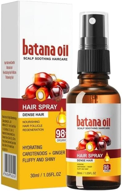 Batana Nourishing Hair Oil Hair Strengthen Repair Split Ends Damage Increase Hair Thickness Smoothness Dense Hair Essential Oil Batana Oil , Essential Oil that Activates Hair Follicle, Hair Growth-