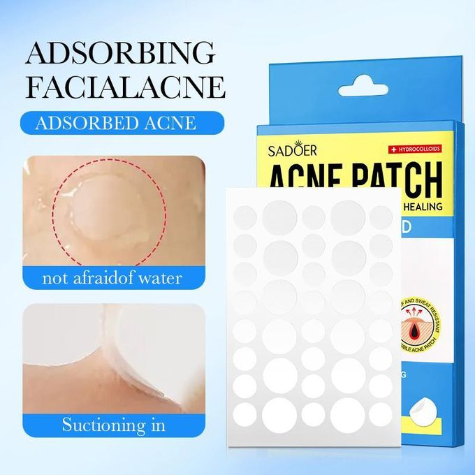 Pimple Patch Repair Acne Patch Facial Skin Care Fade Blemishes Pimple Marks Closed Acne Blemishes Cover Acne Pimple Repair Patch Skin Acne Removal Patch Invisible Beauty Stickers -SADOER-