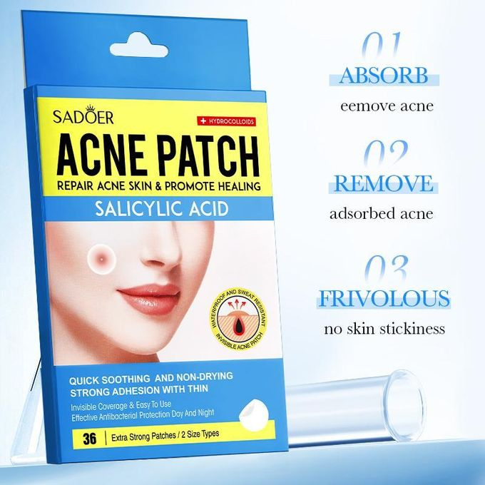 Pimple Patch Repair Acne Patch Facial Skin Care Fade Blemishes Pimple Marks Closed Acne Blemishes Cover Acne Pimple Repair Patch Skin Acne Removal Patch Invisible Beauty Stickers -SADOER-