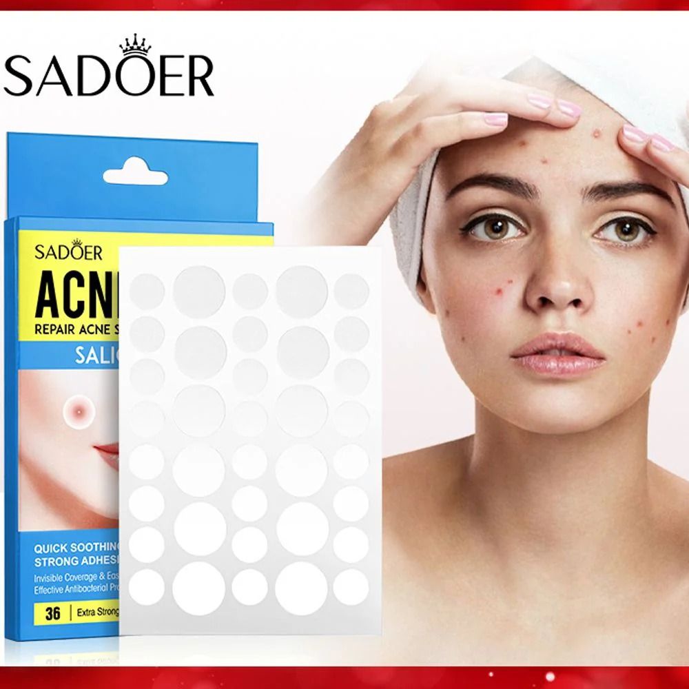 Acne Pimple Patches,Invisible Acne Patch Waterproof Daytime Zit Covers,Absorb Excess Oil & Protect from Picking,Pickel patches, Korean Skin Care Style  Acne Cleansing Patch Skin Care Tools -SADOER -