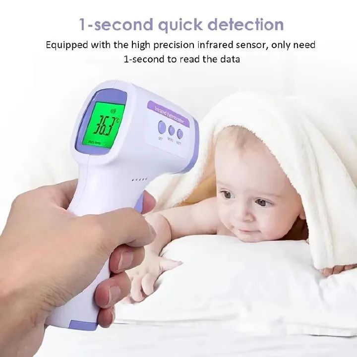 Digital Thermometer Household Infrared Temperature Measurement Medical Non contact Infrared Laser Temperature Gun For Baby & Adults Non-Contact Infrared Forehead Thermometer, Accurate Instant Reading