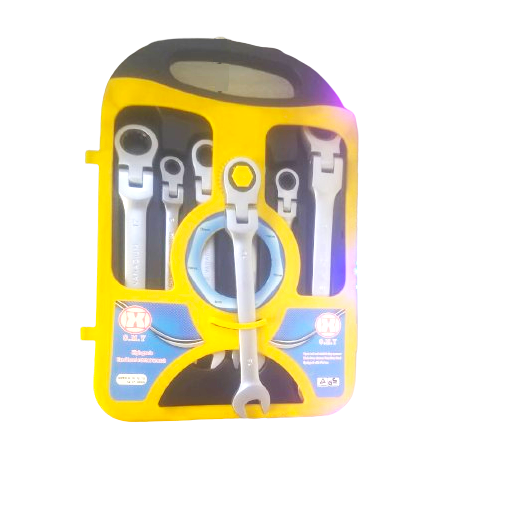 Flexible Combination Spanner Ratchet Wrench Set
