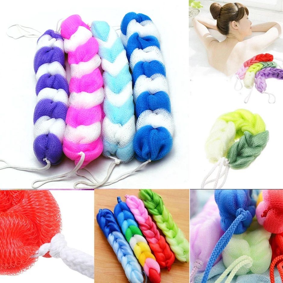 Bathing Soft Shower Mesh Sponge Scrubber