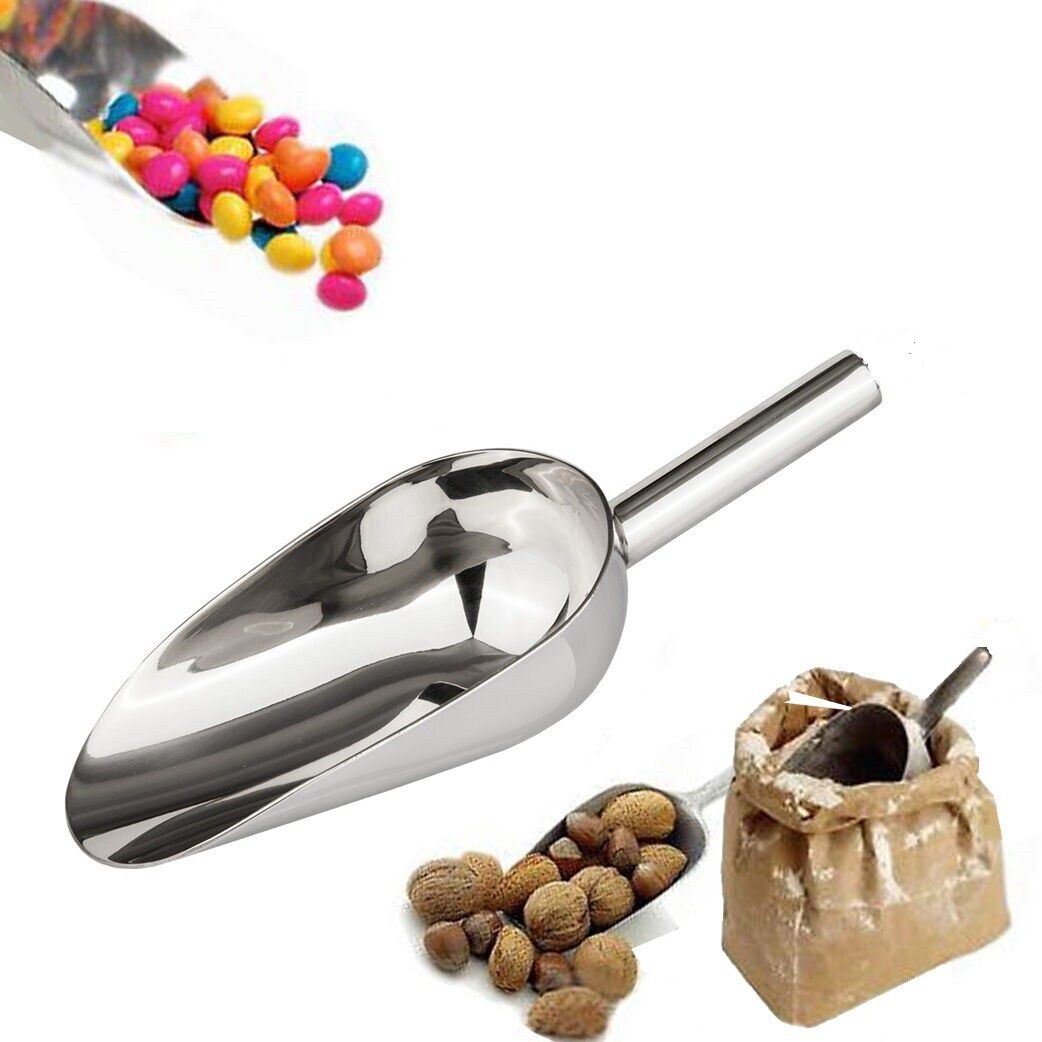 Dry Food Cereal And Ice Cream Scoop