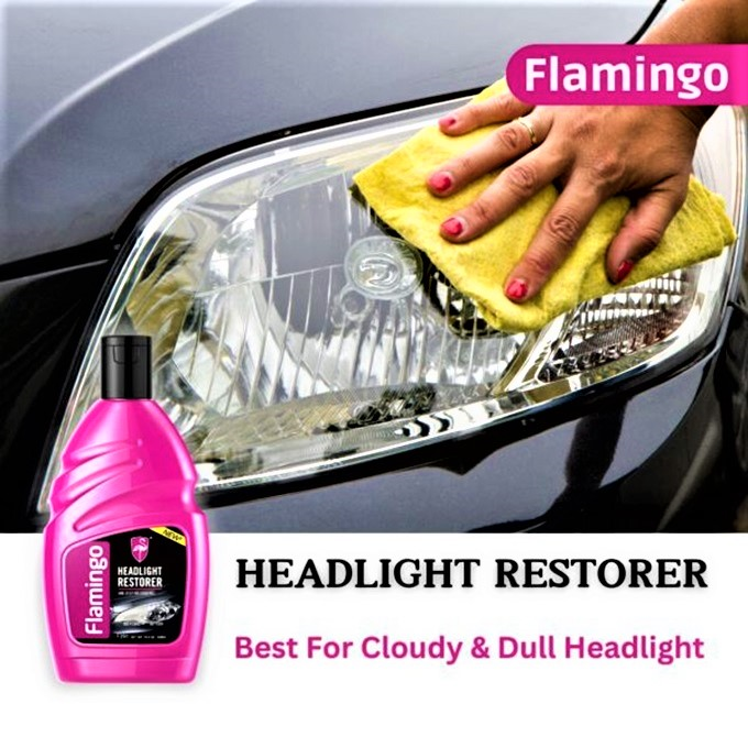 Flamingo Car Headlight Restorer and Lens Brightener