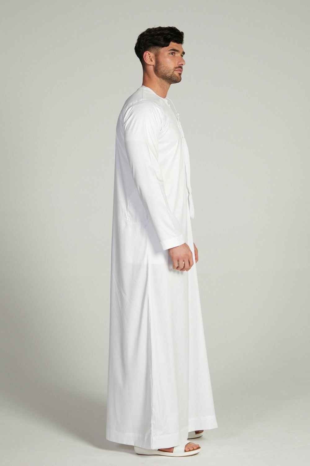 Limited Time Offer! Premium Emirati Thobe/Kanzu – Elegant White  Kanzu Attire for Men