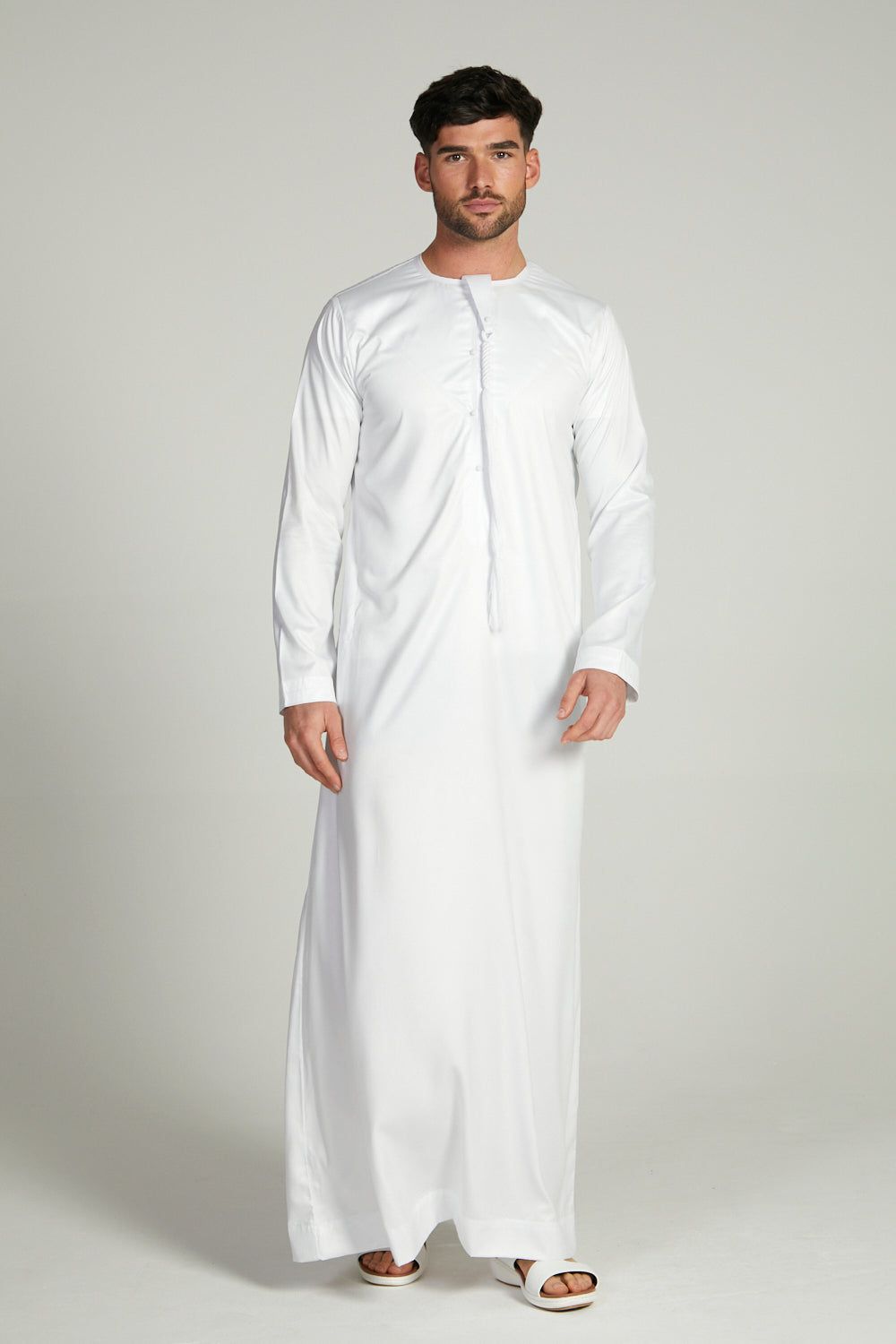 Limited Time Offer! Premium Emirati Thobe/Kanzu – Elegant White  Kanzu Attire for Men