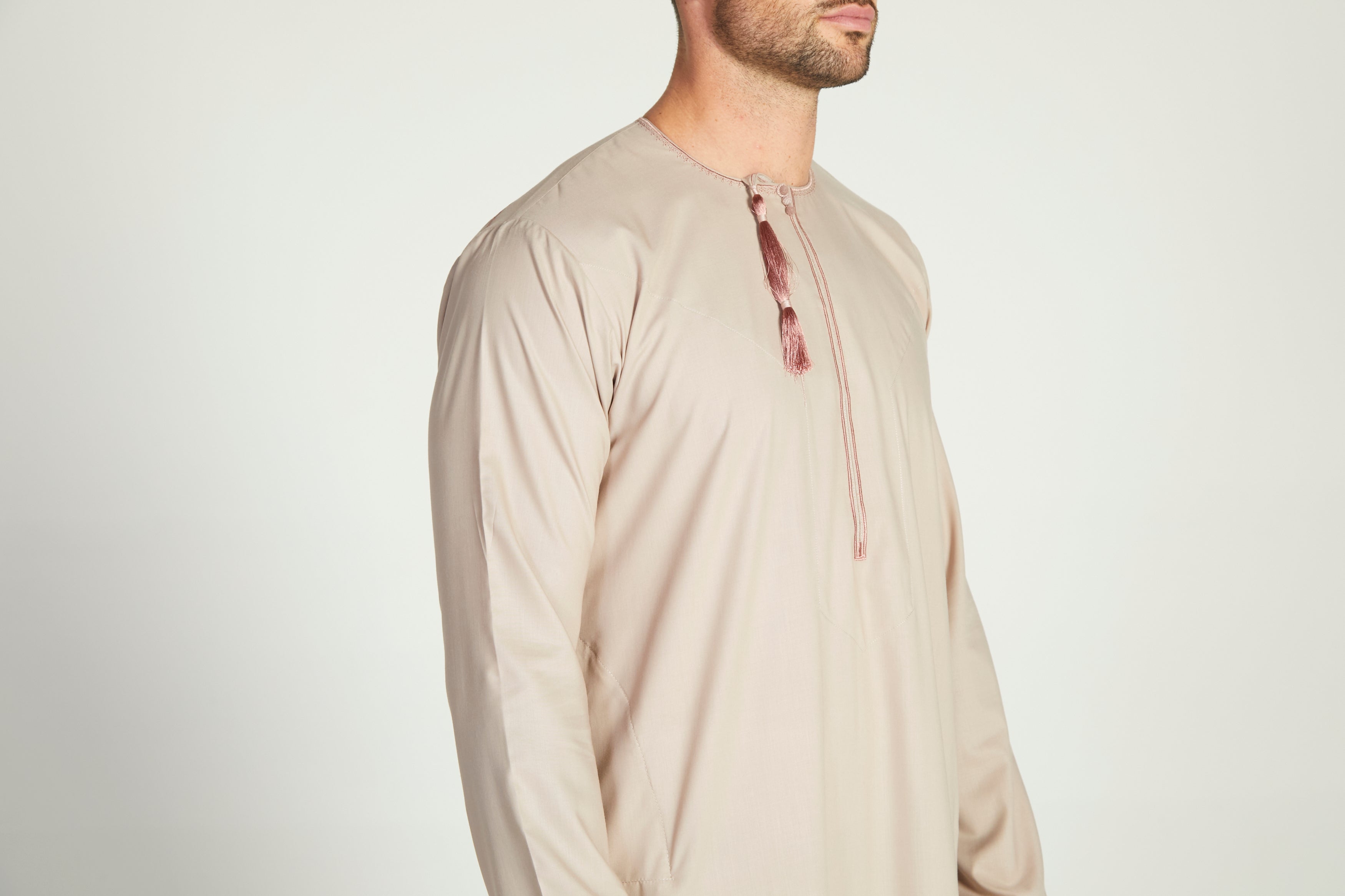 Premium Omani Thobe/Kanzu - Light Mink