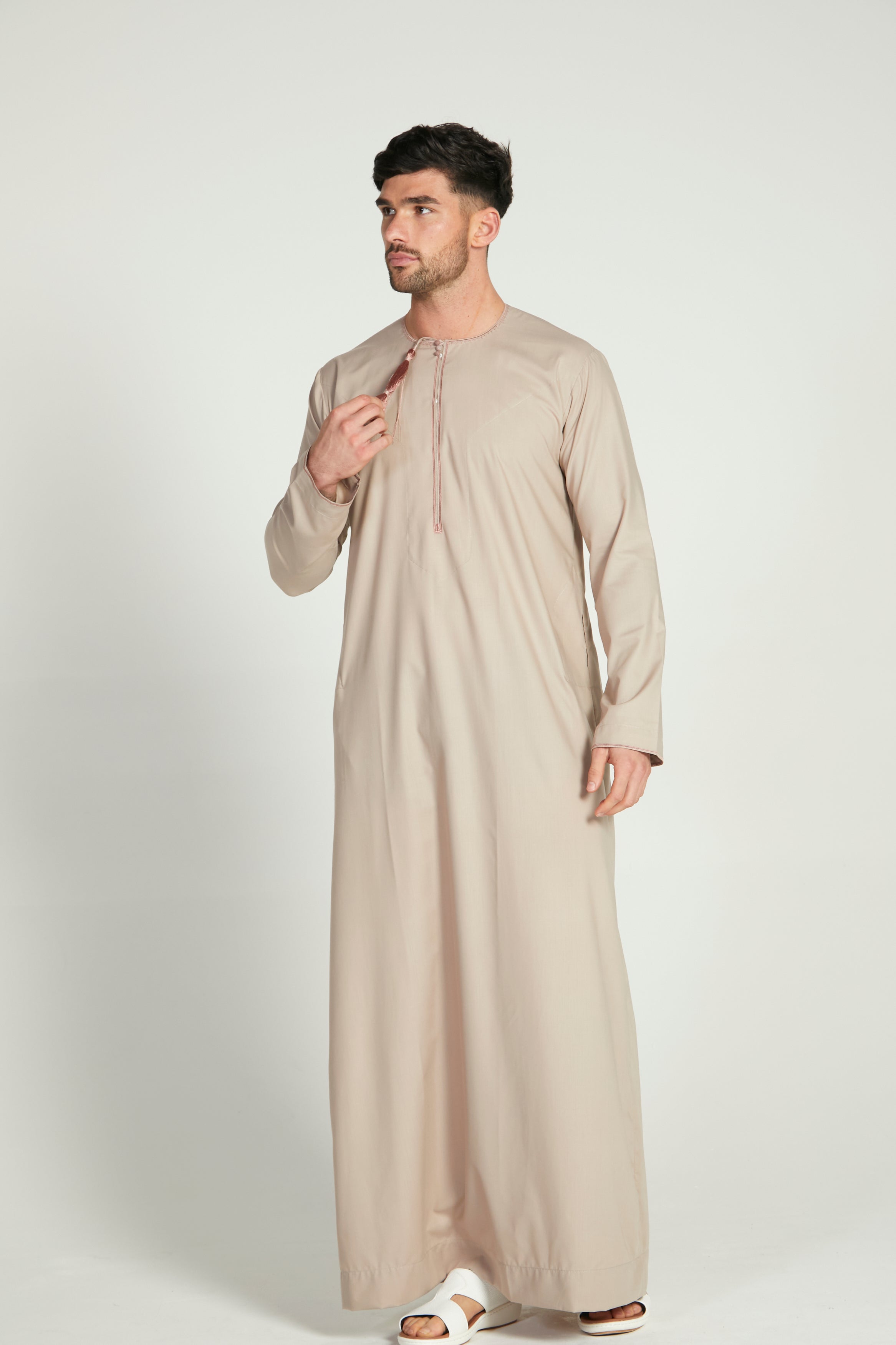Premium Omani Thobe/Kanzu - Light Mink
