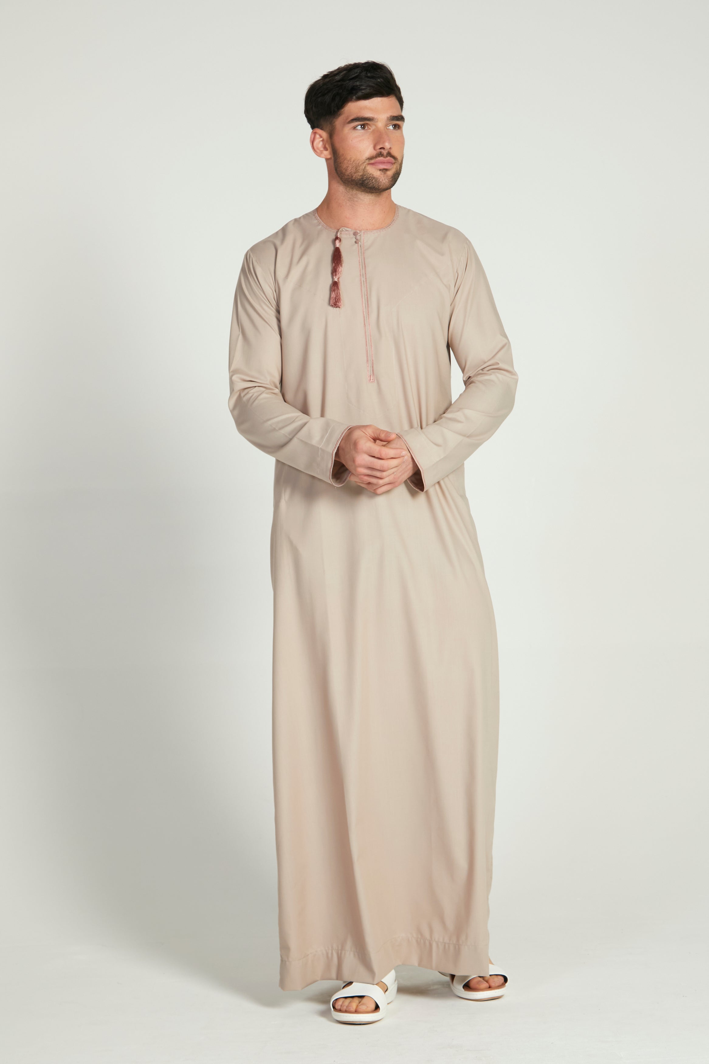 Premium Omani Thobe/Kanzu - Light Mink