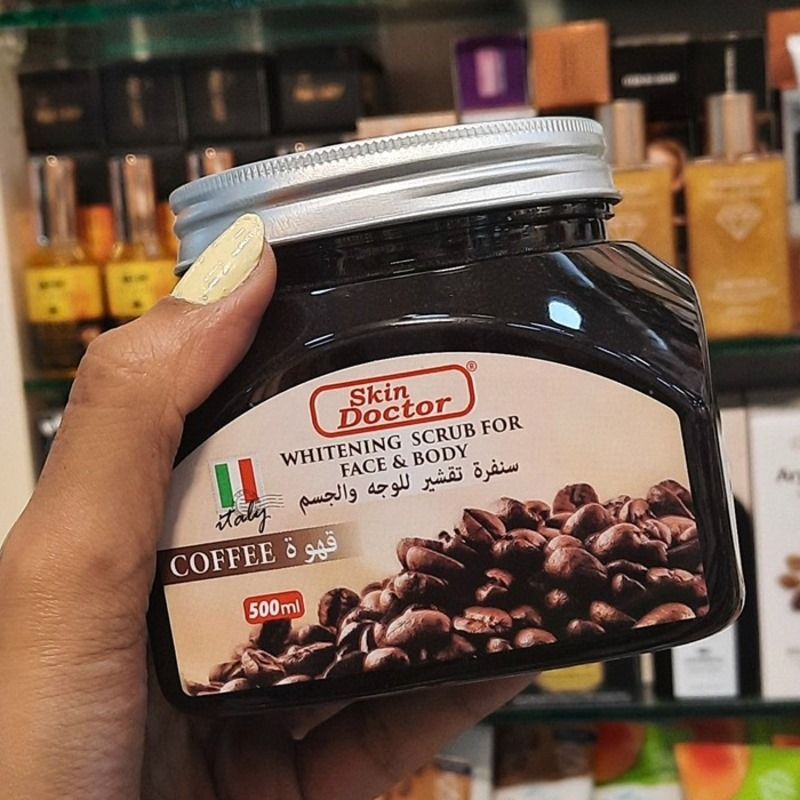 Skin Doctor Coffee Whitening Scrub For Face & Body 500Ml