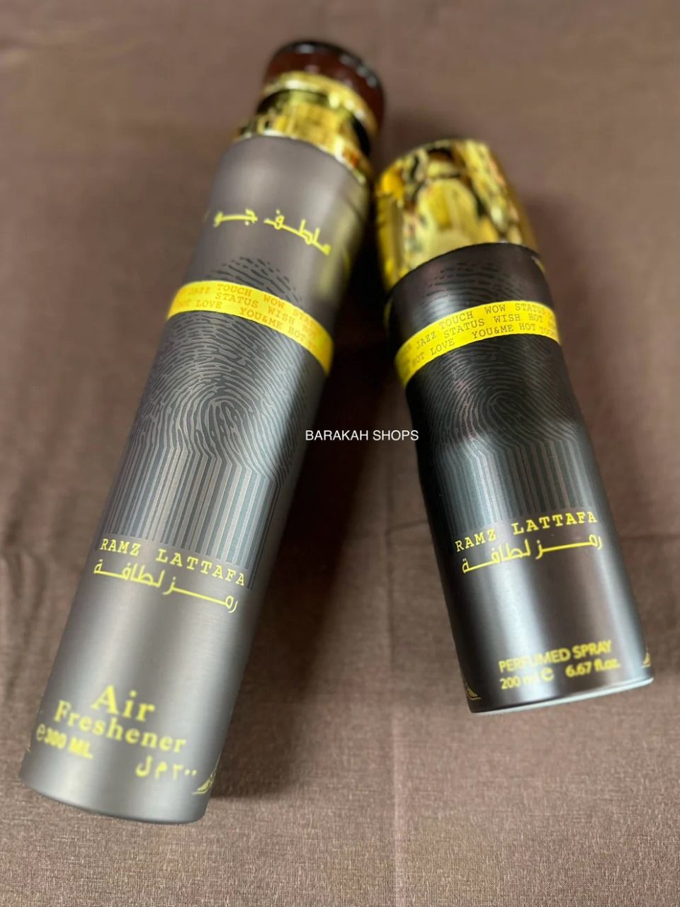 ((300ml & 200ml BUNDLE ) ) offer Lattafa Air Freshener + Ramz Lattafa Perfume Spray