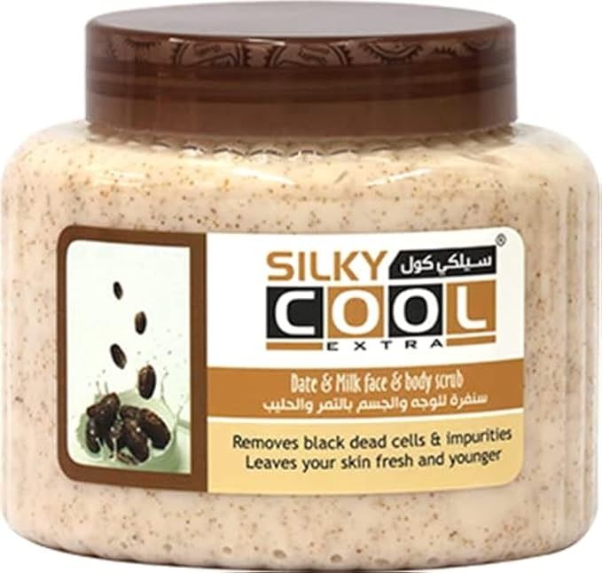 Silky Cool Face and Body Scrub 500 ml - Date & Milk