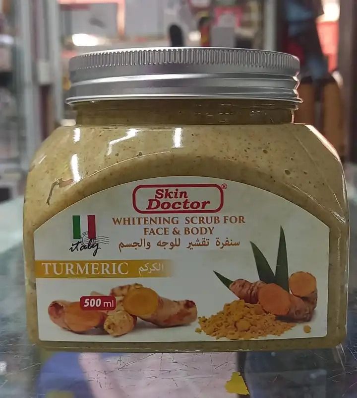 SKIN DOCTOR SCRUB TURMERIC Scrub For Face & Body 500Ml