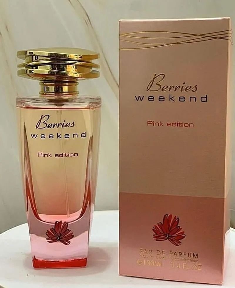 Pink Edition Berries Weekend Perfume + ( Free deo spray )