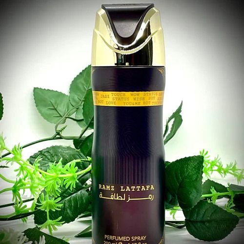 Lattafa Ramz Gold Deodorant Body Spray 200ml – Long-Lasting Imported Perfumed Deo Spray for Men & Women by Lattafa