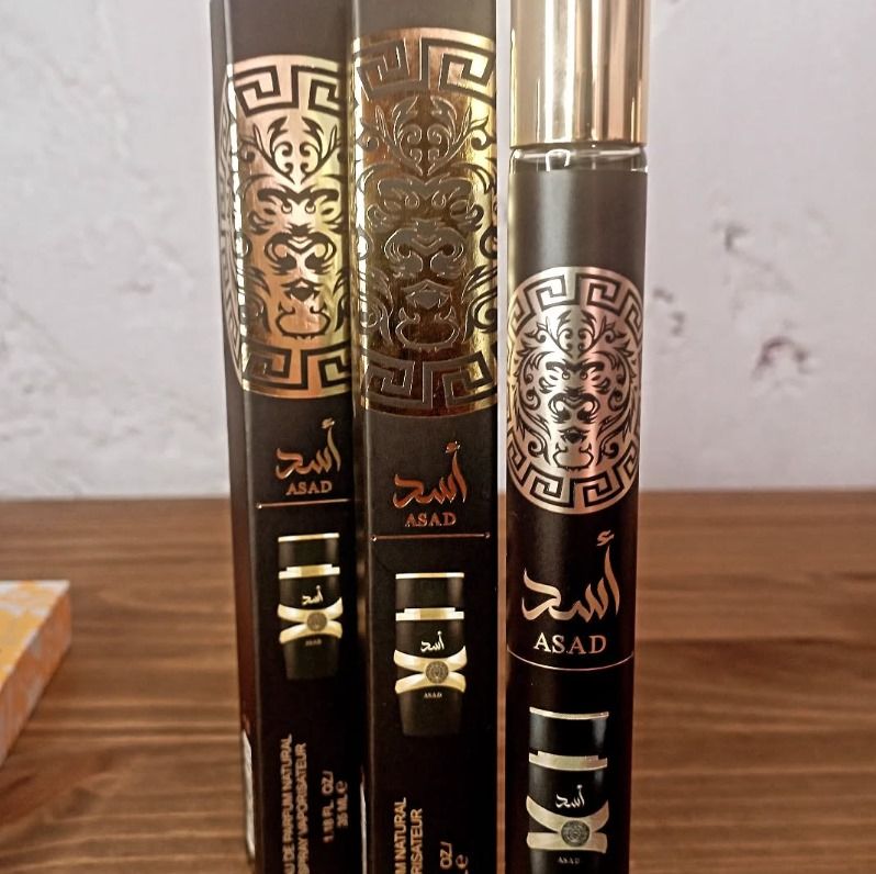 OFFER! 1pc ASAD Pen perfume 35ml Travel Perfume Sweet & Fresh Long-Lasting Fragrance for Men & Women (Lattafa Perfumes: Yara, Asad, Mayar / Khamrah/ Woman trillion)