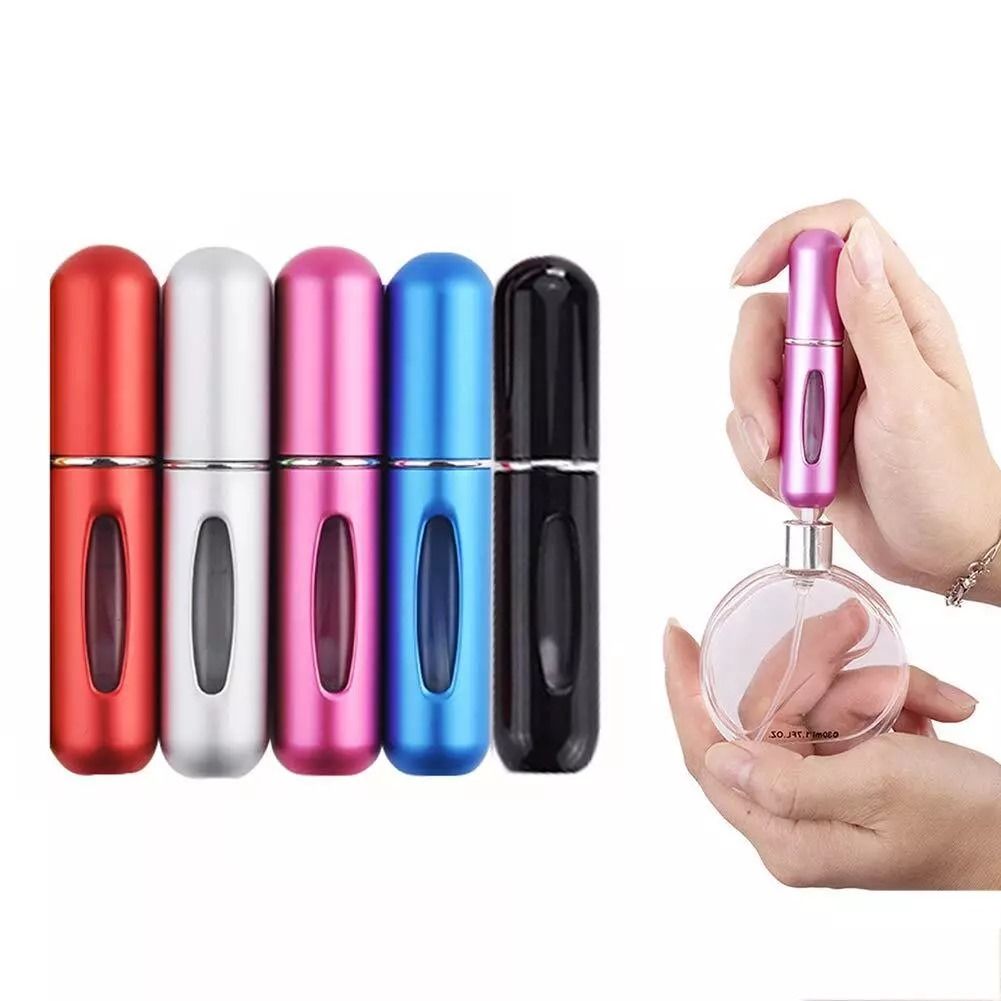 OFFER!! Mini Portable Refillable Spray Perfume Bottle Cosmetic Container