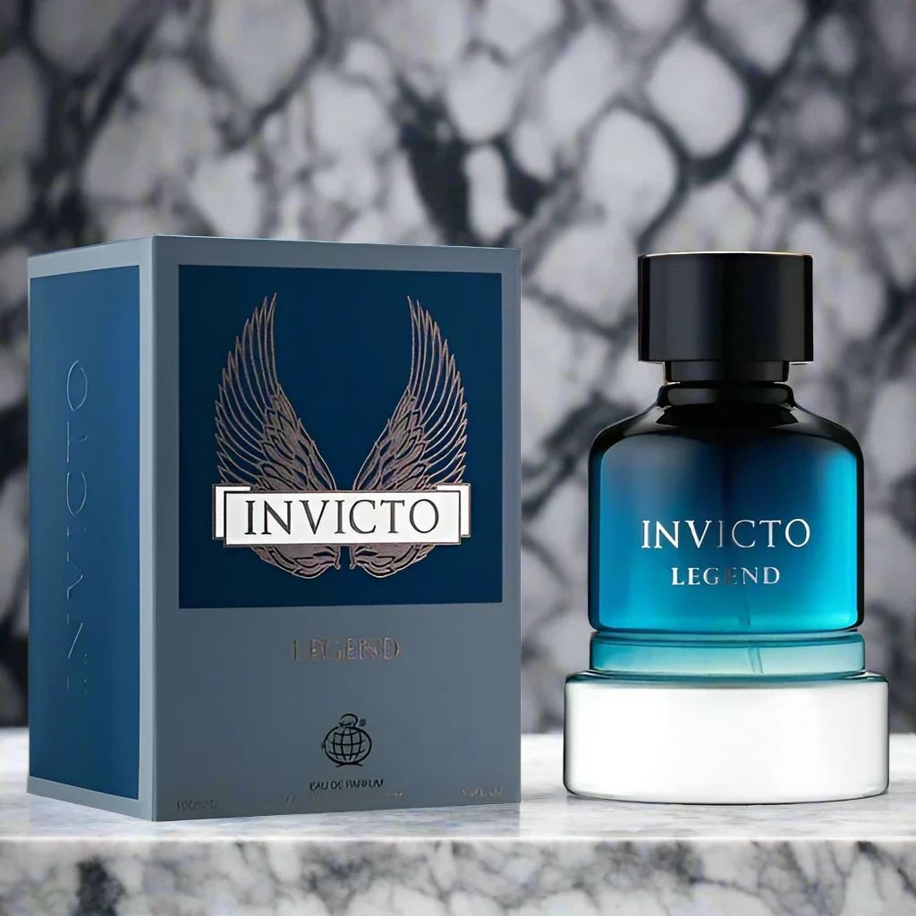 Invicto Legend 100 Ml EDP Perfume Woody Aromatic Men's Long Lasting Scent By Fragrance World