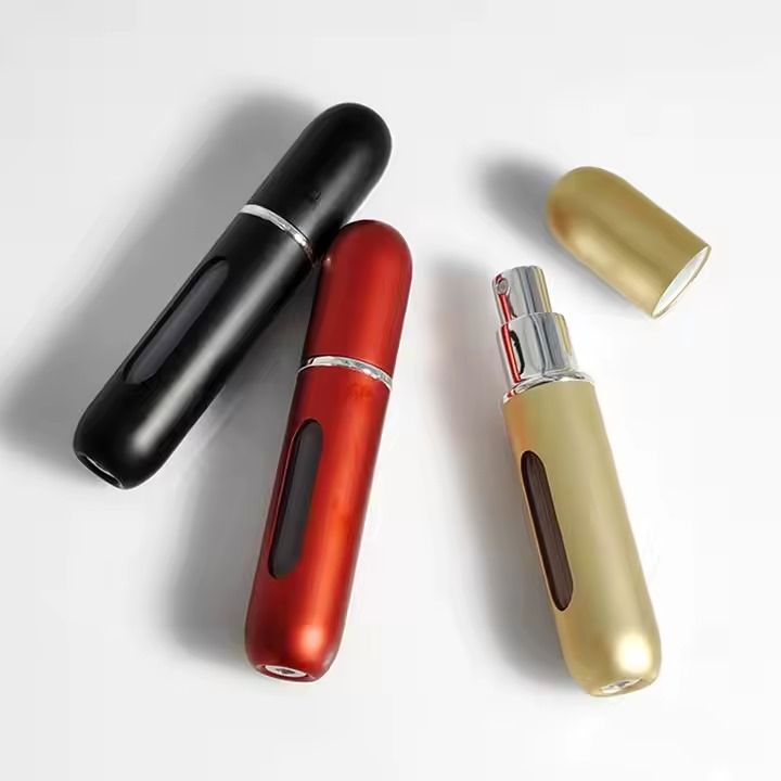 2pcs 5ml Refillable Travel Perfume Atomizer – Mini Portable Spray Bottle for Fragrance & Cologne