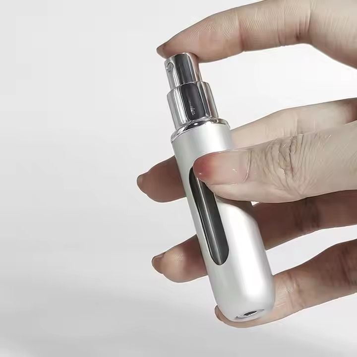 2pcs 5ml Refillable Travel Perfume Atomizer – Mini Portable Spray Bottle for Fragrance & Cologne