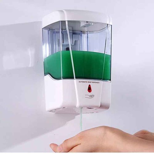 700ml Capacity Automatic Soap Dispenser Touchless Sensor Hand Sanitizer Detergent Dispenser Wall Mounted For Bathroom Kitchen