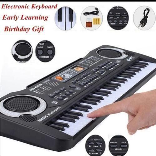 61 Keys Electronic Keyboard For Kids, Perfect Birthday Gift