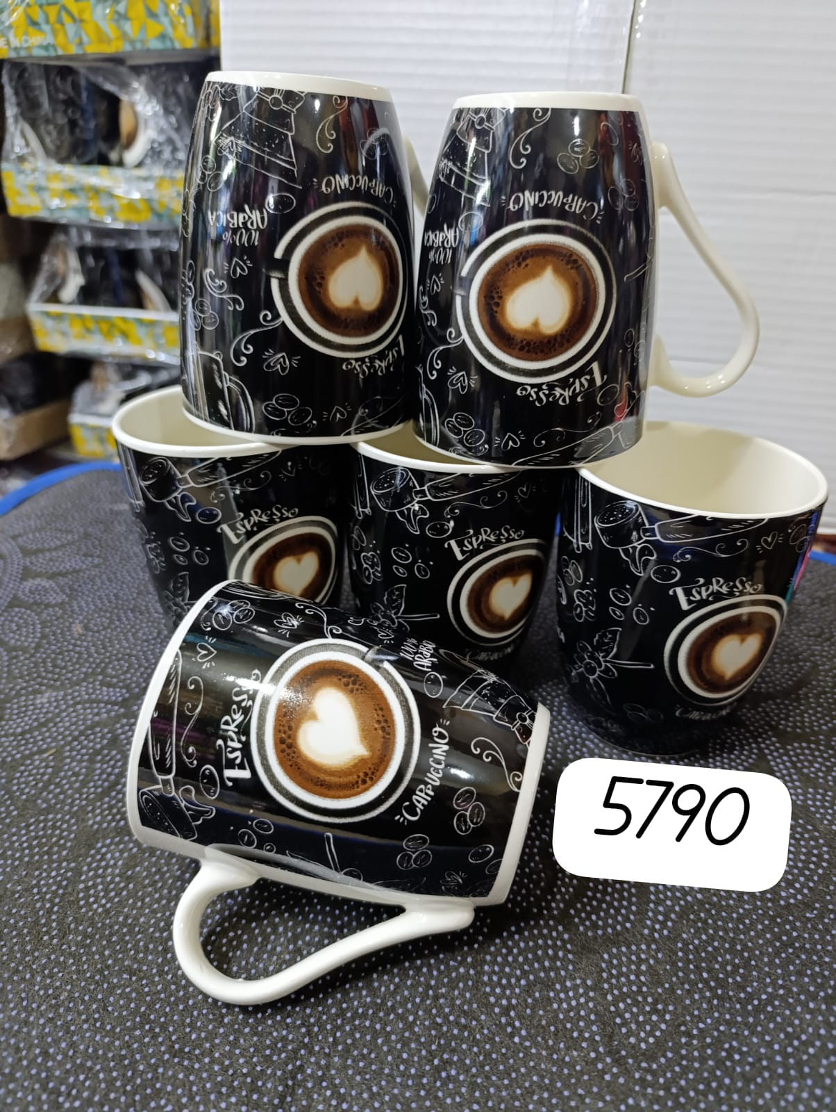 12pcs High Quality Tea Milk Coffee latte, Cappuccino Ceramic Cups Mugs Dozen