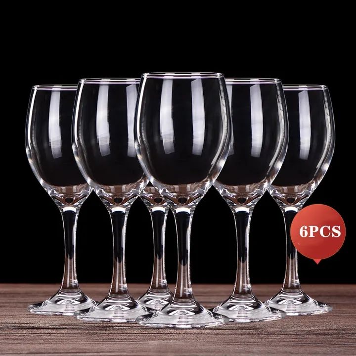 6pcs High Quality Red Wine Glass cups