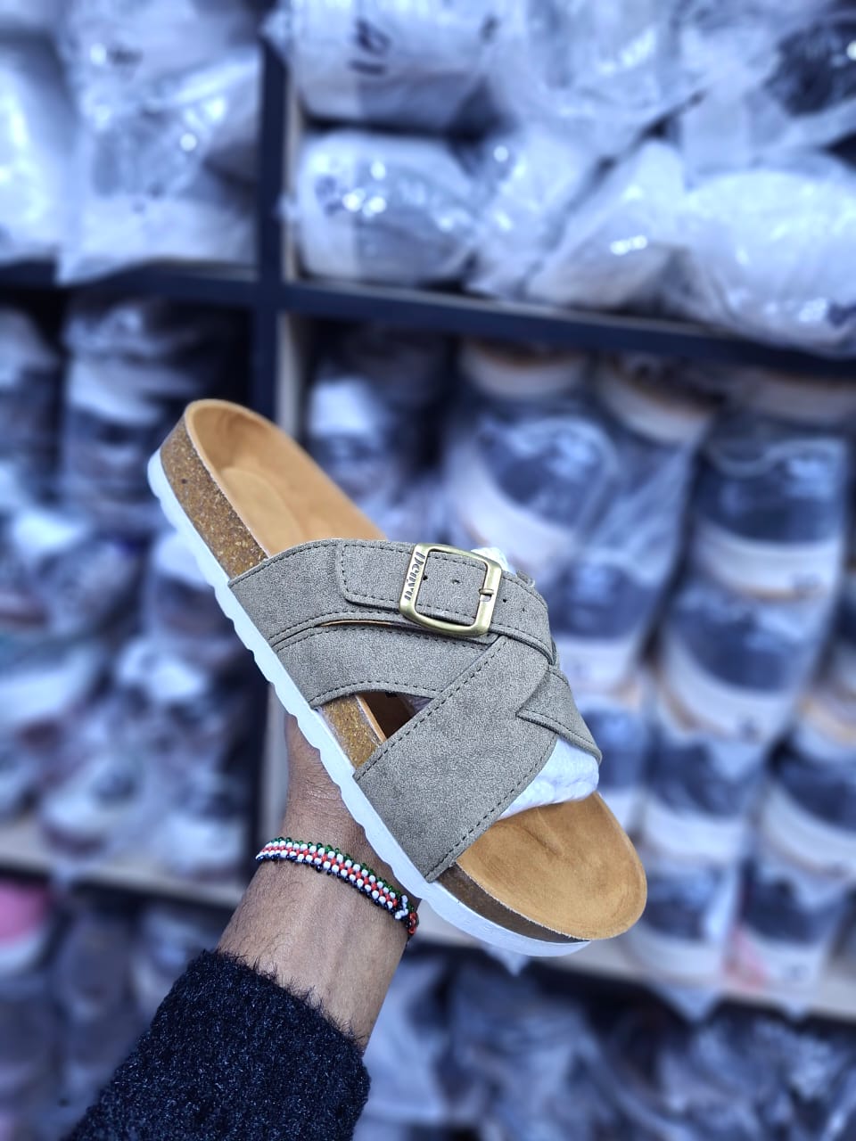 New Arrival Birkenstock Men's Slides Opens Shoes Comfortable Sandals Fashionable Gentlemen's Open Shoes size 40-45