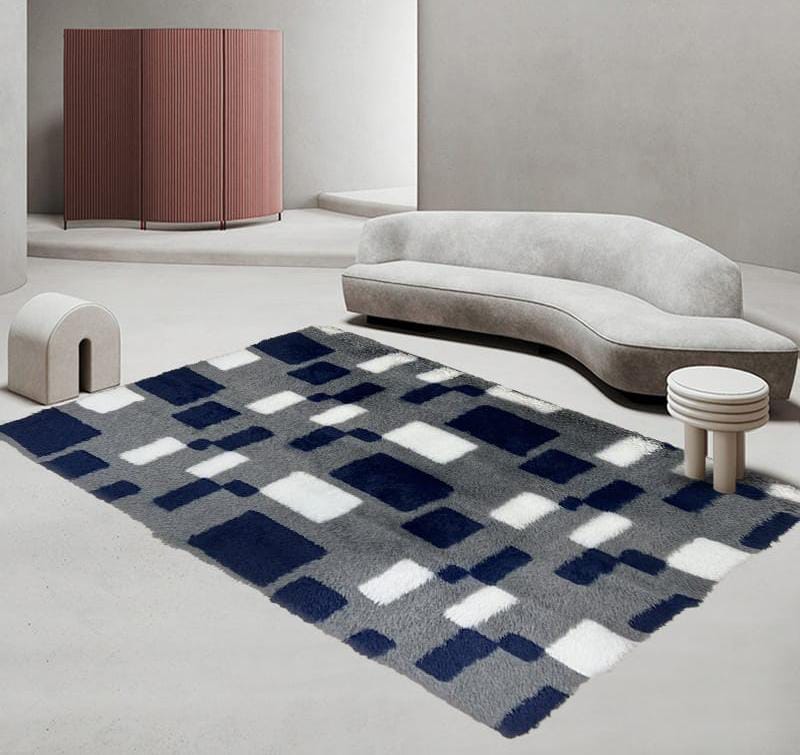 CLEARANCE OFFER 5x8 ft Fluffy Pattern  Multicolor Carpet Luxurious Comfort for Every Room. Bring a blend of luxury, warmth and sophistication