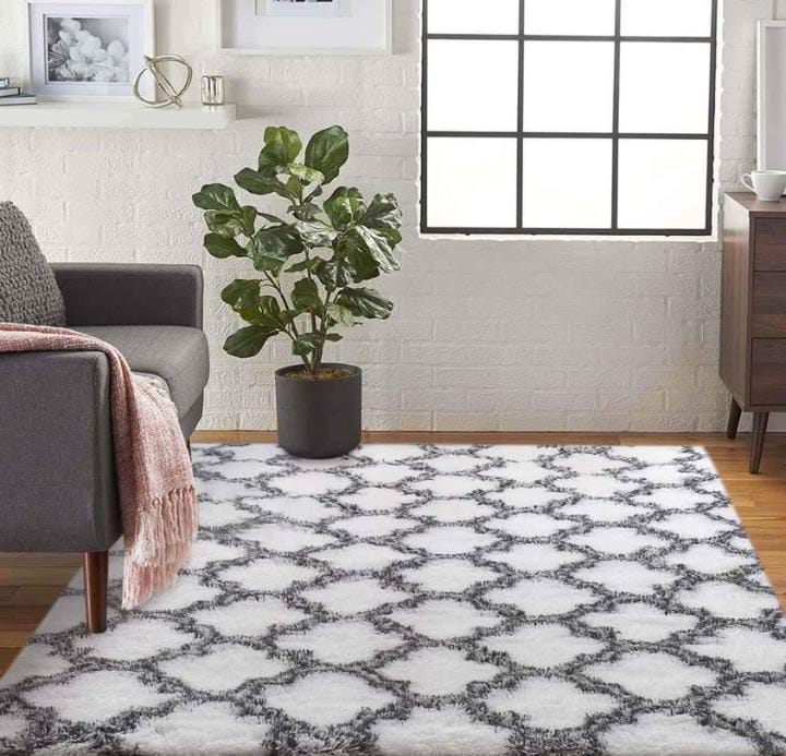 CLEARANCE OFFER 5x8 ft Fluffy Multicolor Carpet Luxurious Comfort for Every Room.Bring a blend of luxury, warmth and sophistication into your home