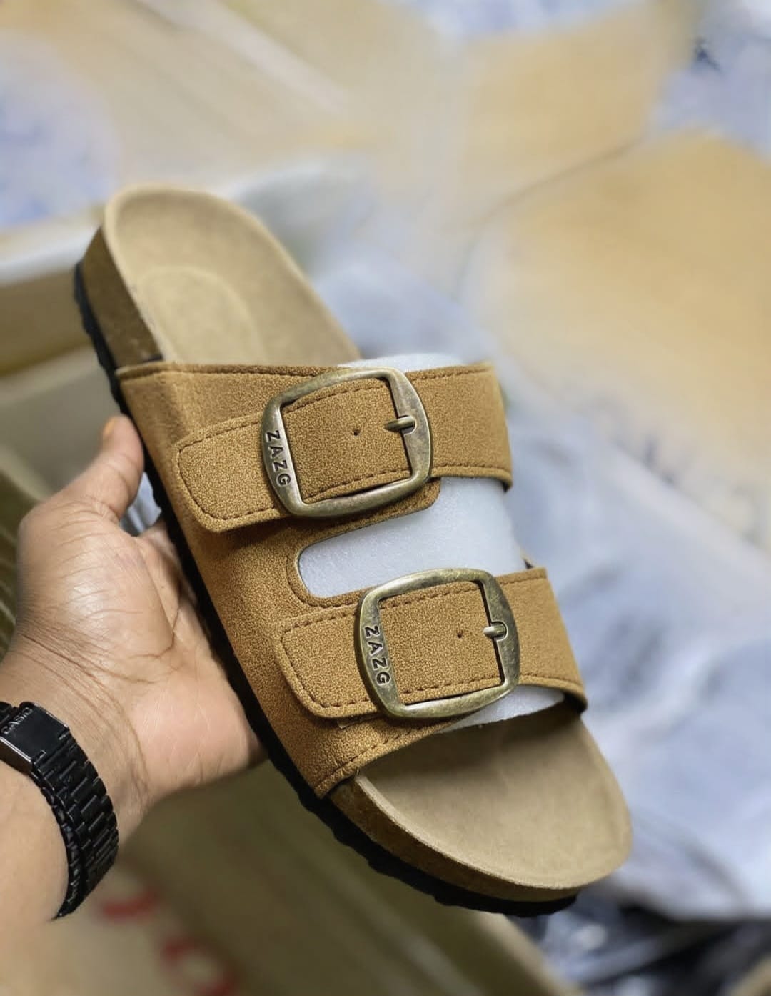 New Arrival Clarks Men's Slides Opens Shoes Comfortable Sandals Fashionable Gentlemen's Open Shoes size 40-45