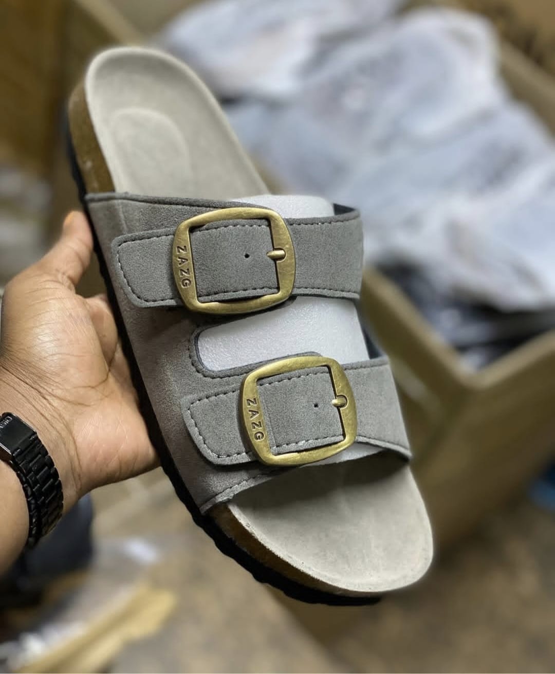New Arrival Clarks Men's Slides Opens Shoes Comfortable Sandals Fashionable Gentlemen's Open Shoes size 40-45