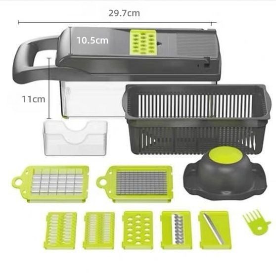 NEW 14 in 1 Multifunction Vegetable Cutter Food Slicer Dicer Nicer Vegetable Fruit Peeler Chopper Cutter Carrot Cheese Grater