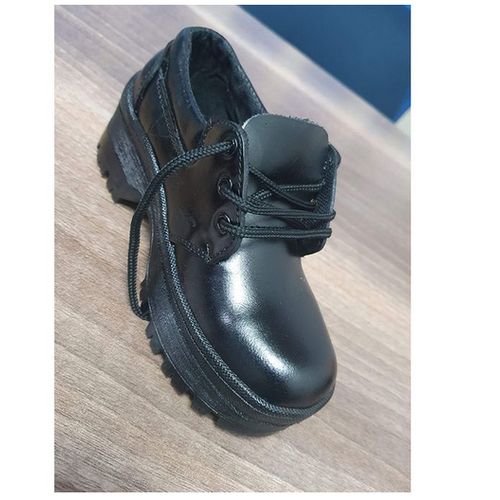Back To School Durable Leather Shoes - Black, - Unisex Leather School Shoes- Boys and girls Leather Shoes Solid Black Kid Shoes