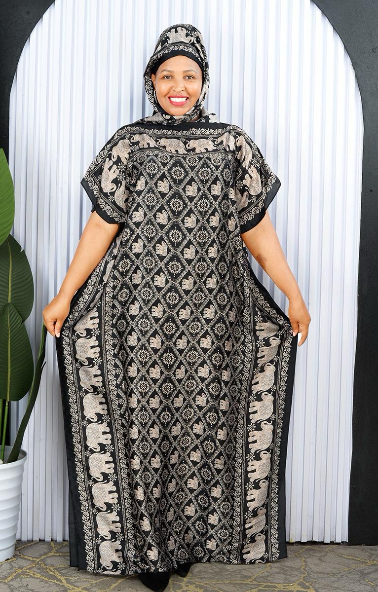 Ladies smart dera with scarf