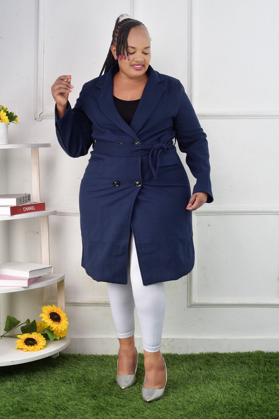 Ladies long trench coats