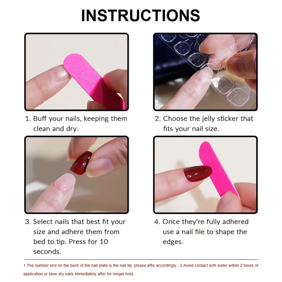 Best Selling Handmade Wearing Nails French Edge Candy Heart Pearls Extended Square Manicure Nails