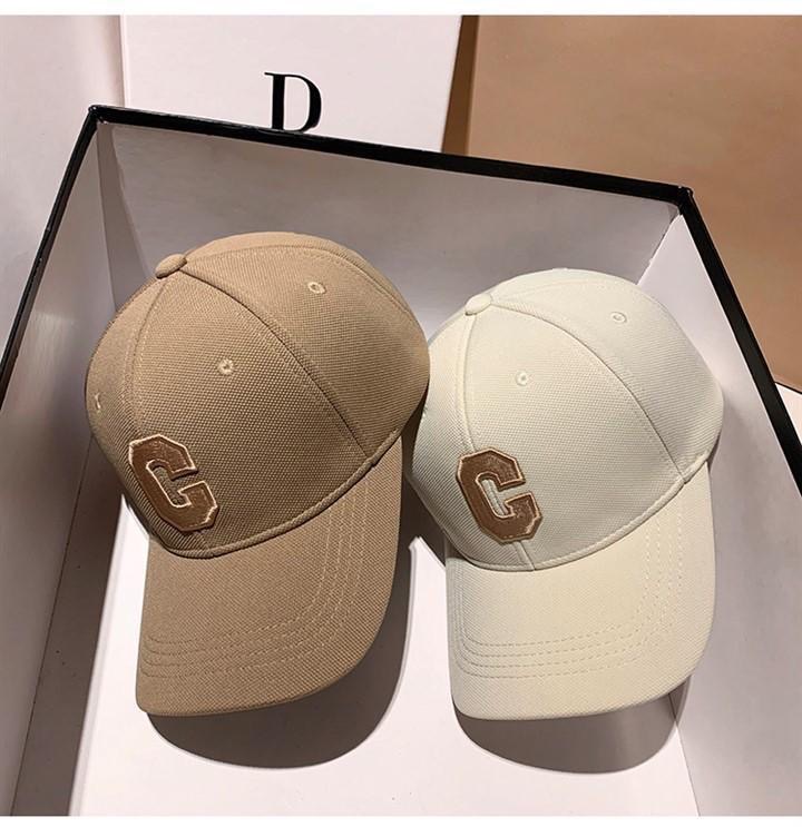 CJ HOUSE Hats for Men 2024New C Letter Embroidered Baseball Cap Kpop Fashion Couple Snapback Cap Men and Women Sun Hats Chapeau Homme