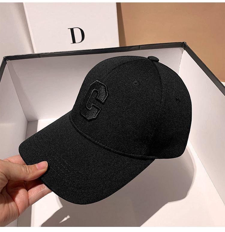 CJ HOUSE Hats for Men 2024New C Letter Embroidered Baseball Cap Kpop Fashion Couple Snapback Cap Men and Women Sun Hats Chapeau Homme