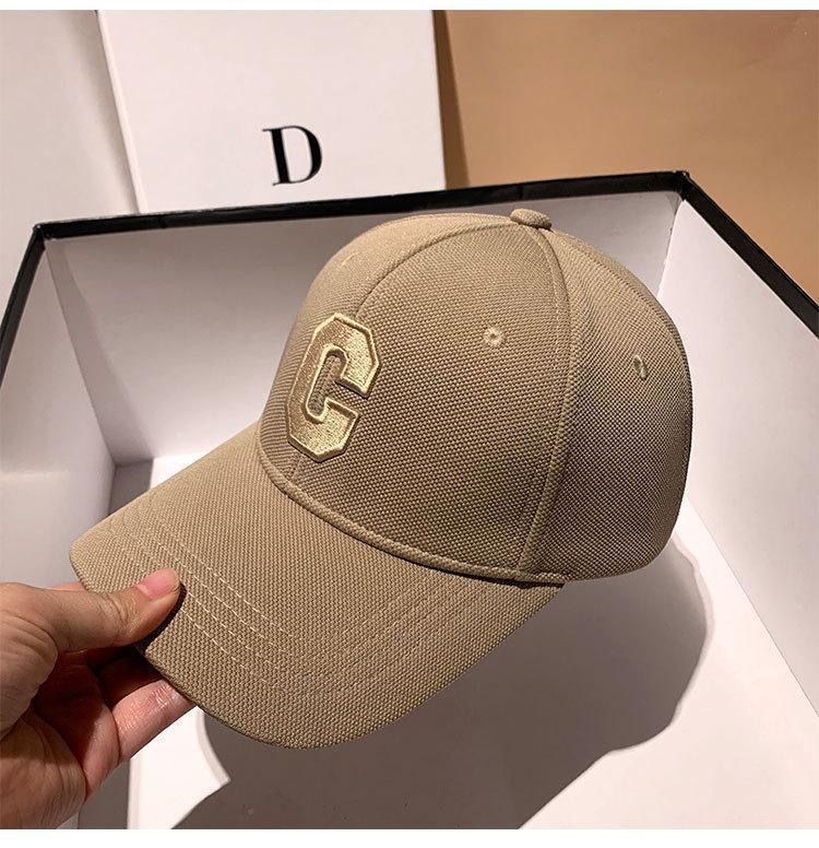 CJ HOUSE Hats for Men 2024New C Letter Embroidered Baseball Cap Kpop Fashion Couple Snapback Cap Men and Women Sun Hats Chapeau Homme